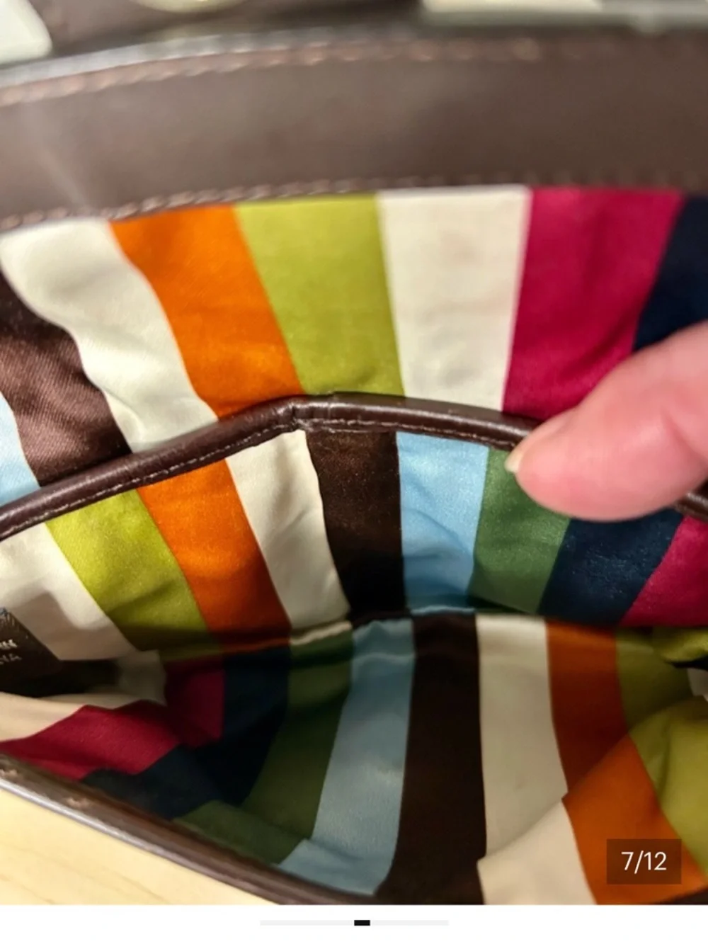 Coach Legacy Small Bag Brown Suede Boho - Picture 7 of 16